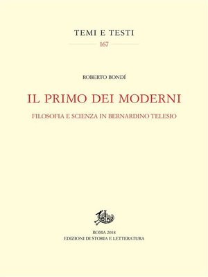 cover image of Il primo dei moderni